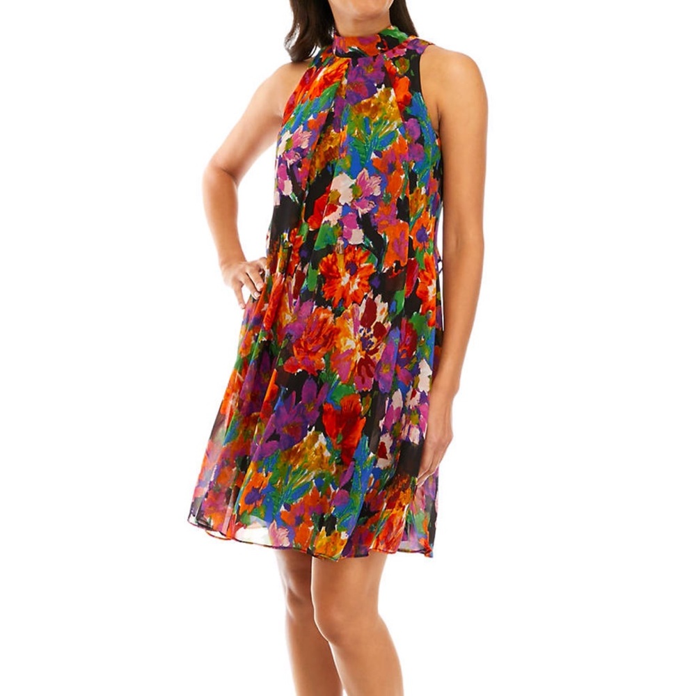 NWOT Floral sleeveless dress